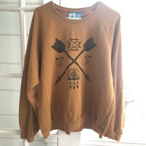 DONATING SOON❗️:SANFRANPSYCHO Brown sweatshirt